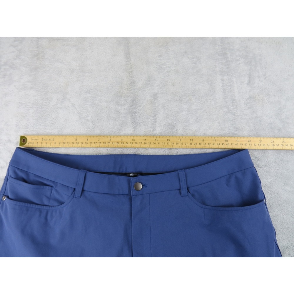 Lululemon Mens Pants 40 Blue Stretch Performance 5 Pocket Casual - Picture 2 of 7